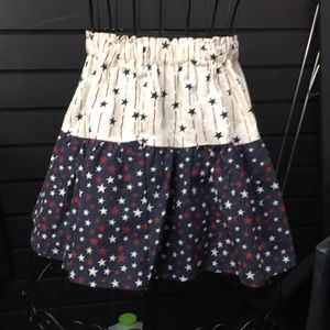 Child western skirt with stars